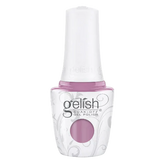 Gelish gel nail polish bottle with mauve-purple shade