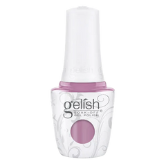 Gelish gel nail polish bottle with mauve-purple shade