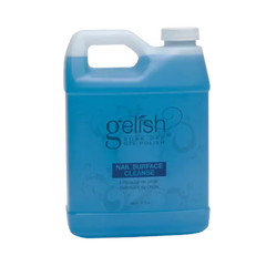 GELISH nail surface cleanser bottle, blue, 960 ml