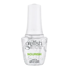 GELISH Nourish cuticle oil bottle with green label