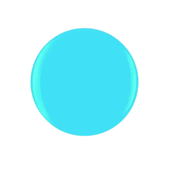 Turquoise gel polish swatch circle