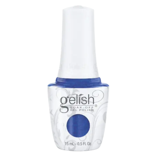 GELISH gel polish bottle with dark blue gel polish