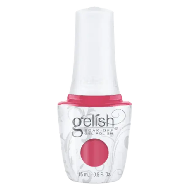GELISH gel polish bottle in pink shade, 15 mL