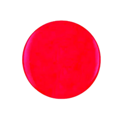 Red gel polish color swatch circle