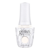 Gelish Sheek White gel polish bottle with white cap and label