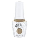 GELISH gel polish bottle in taupe shade, 15 mL, with white cap.