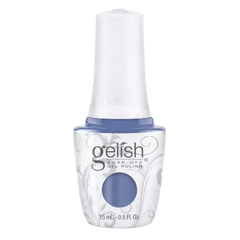 Gelish soak-off gel polish bottle with light blue shade, 15 mL