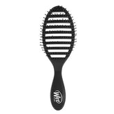 Black Speed Dry hair brush with flexible bristles, Wet logo on handle
