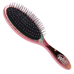 Wet Brush detangler hairbrush, pink oval paddle with black bristles