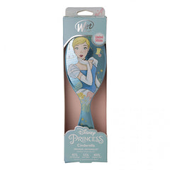 Disney Princess Cinderella detangling hair brush box with blue brush illustration