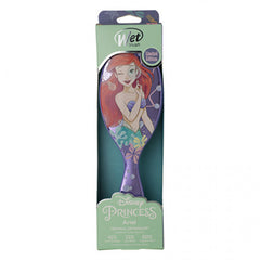 Detangling hair brush package with Ariel Disney Princess graphics