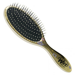 Wet Brush detangling hair brush, oval bristles and gold handle with Rapunzel print