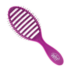 Purple Speed Dry hair brush with flexible pins and ergonomic handle, Wet logo