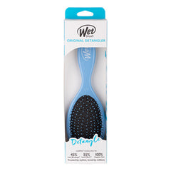 Wet Original detangling brush package, sky blue oval brush head