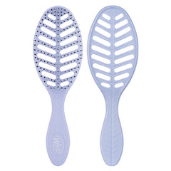 Wet Go Green Speed Dry hair brush, light purple paddle with oval holes