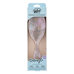 Wet Original Detangler hair brush in pink speckled blister package