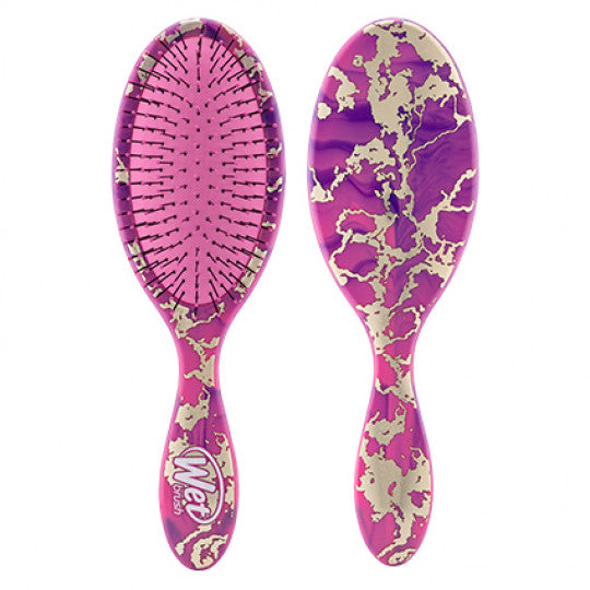 Wet Brush original detangling hair brush, purple with pink and gold speckle pattern