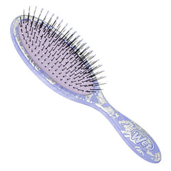 Wet Brush Original Detangler paddle hair brush with rows of bristles, lavender patterned