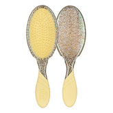 WetBrush Pro detangler hair brush set, honey yellow handle with glittered brush face
