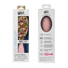 Wet pro detangler hair brush box, safari print and 55% claims