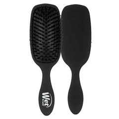 Wet Brush detangler hair brush, black cushion paddle with bristles and cover handle pad