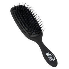 Wet Brush detangler hair brush, black oval paddle with flexible bristles and grip handle
