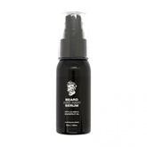 Black beard and hair serum bottle with spray pump, 50 ml
