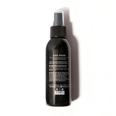 Sea salt spray bottle, black back label with spray pump