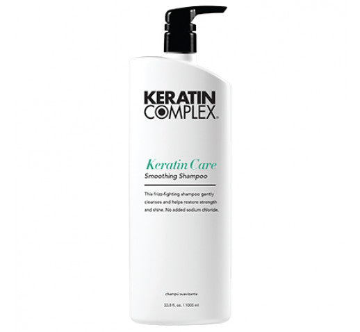Keratin Complex Keratin Care smoothing shampoo bottle, 1L, with pump