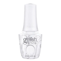 Gelish Arctic Freeze soak-off gel polish bottle, white polish in 15 mL bottle