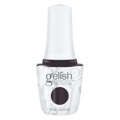 Gelish nail gel polish bottle, dark berry purple shade, 15 ml