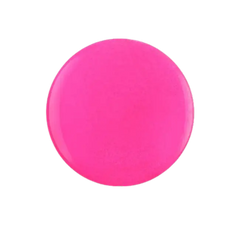 Pink gel polish color swatch circle