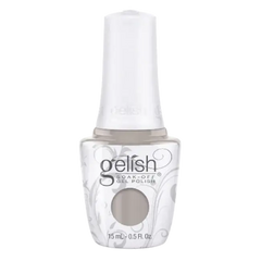 Gelish gel polish bottle, milky light gray nude shade