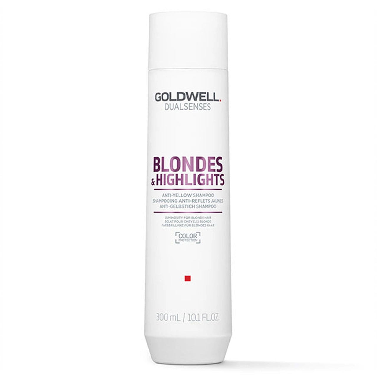 Goldwell Dualsenses anti-yellow shampoo bottle for blondes & highlights, 300 ml