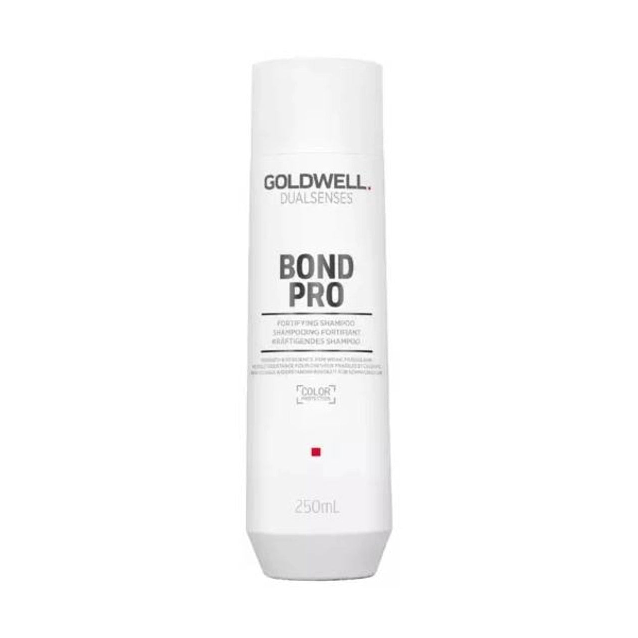 Goldwell Dualsenses Bond Pro fortifying shampoo bottle, white, 250 ml