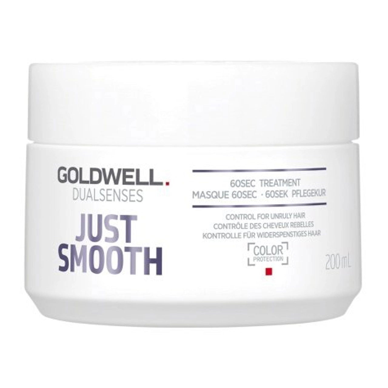 Goldwell Dualsenses Just Smooth 60 sec treatment jar, 200 ml, white container