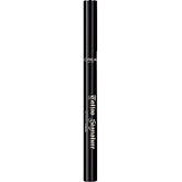 Black liquid eyeliner pen with fine felt tip