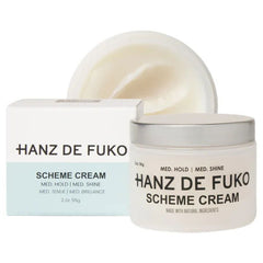 Hanz De Fuko Scheme Cream jar with lid and matching box