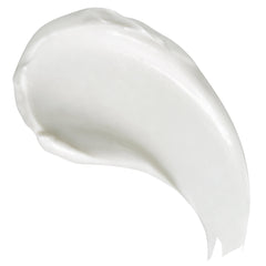 Thick white body butter smear