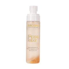 Suroskie Rose Elixir facial spray bottle, 100 ml, clear cap