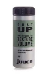 Matte powder in travel bottle, dark cap, 10g JUUCE Dust Up