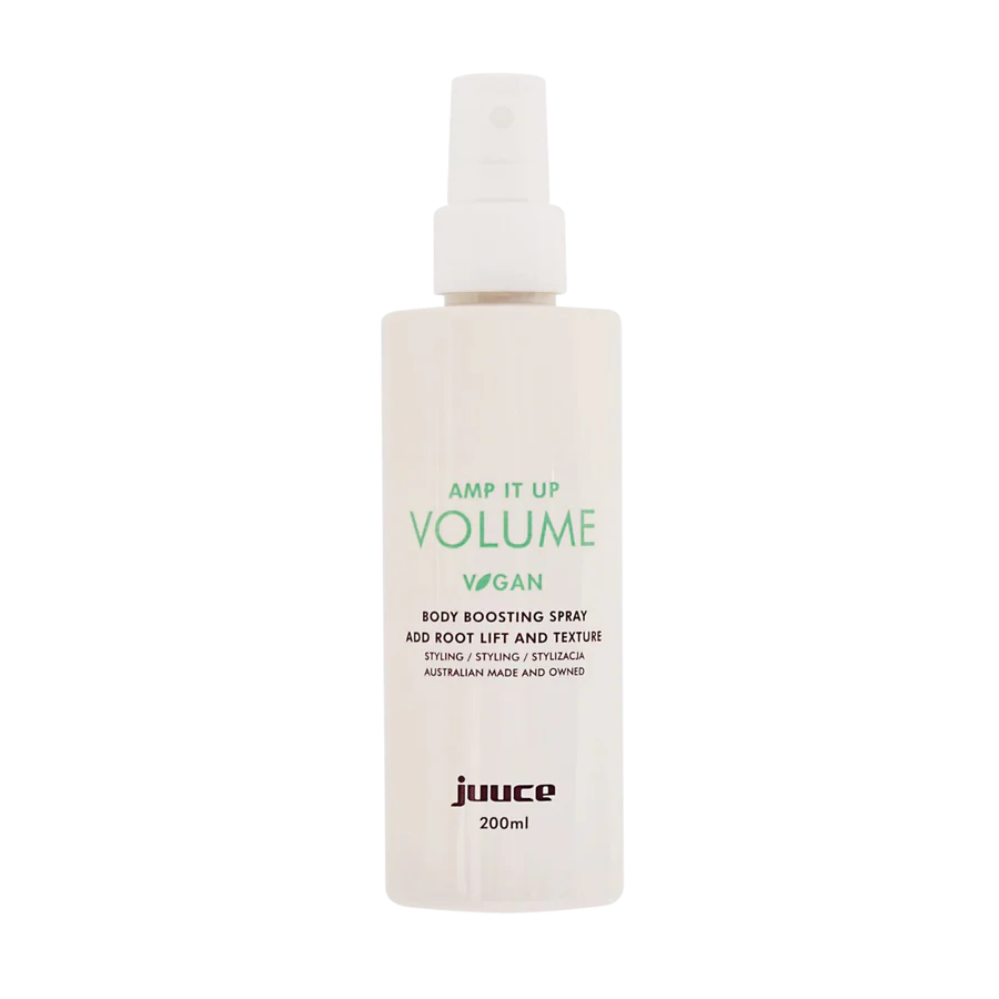 JUUCE volume body boosting spray bottle with white sprayer, 200 ml