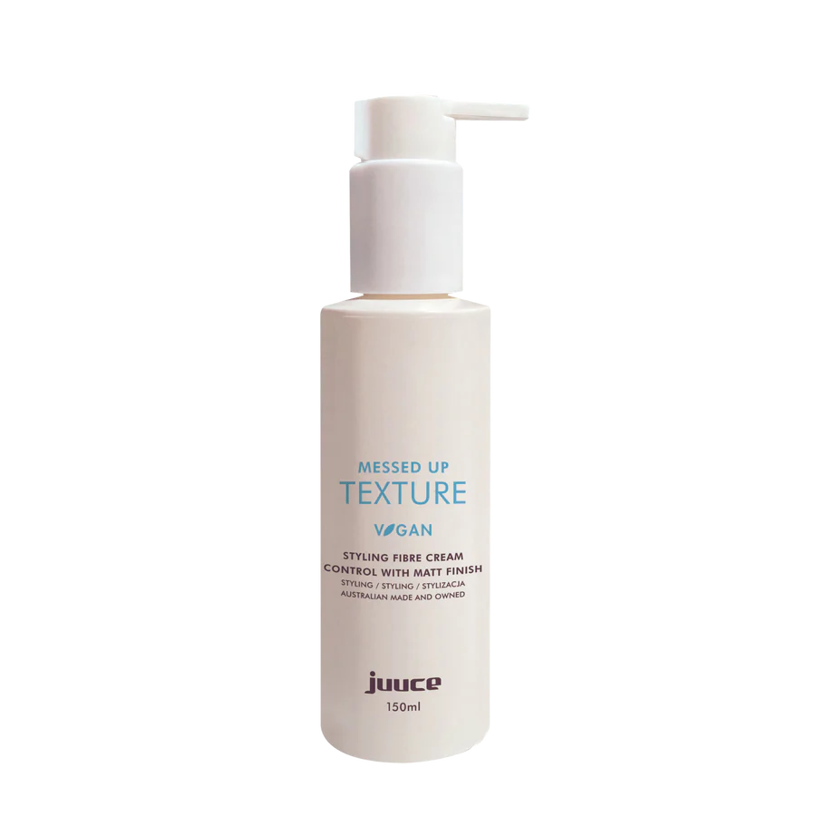JUUCE Messed Up texture setting cream bottle with pump, 150 ml