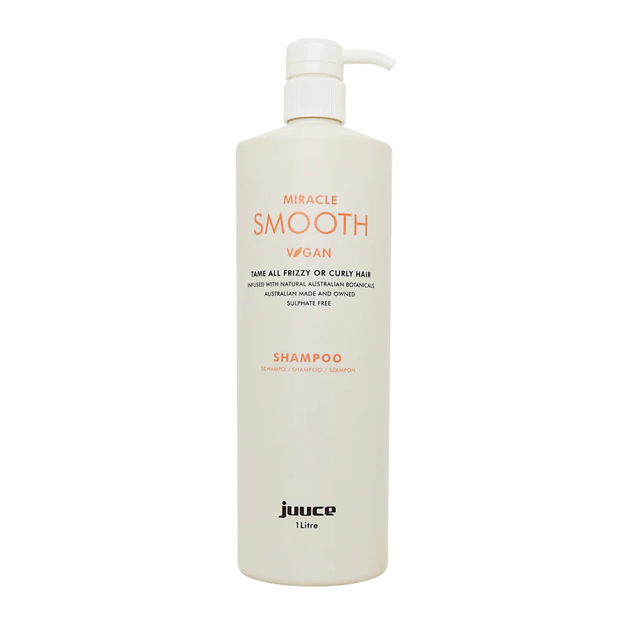 JUUCE Miracle Smooth Shampoo bottle with pump, 1 L