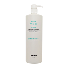 JUUCE peppermint conditioner bottle with pump, 1 litre
