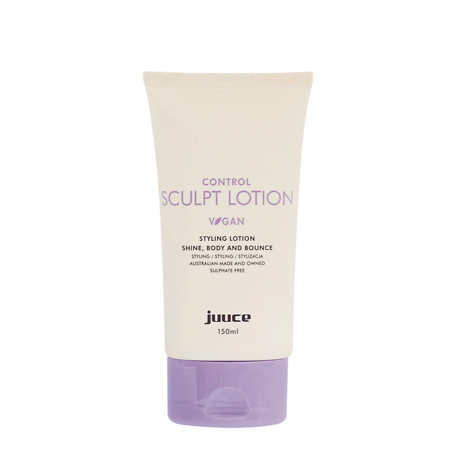 JUUCE Sculpt Lotion 150 ml tube, beige cream with purple bottom