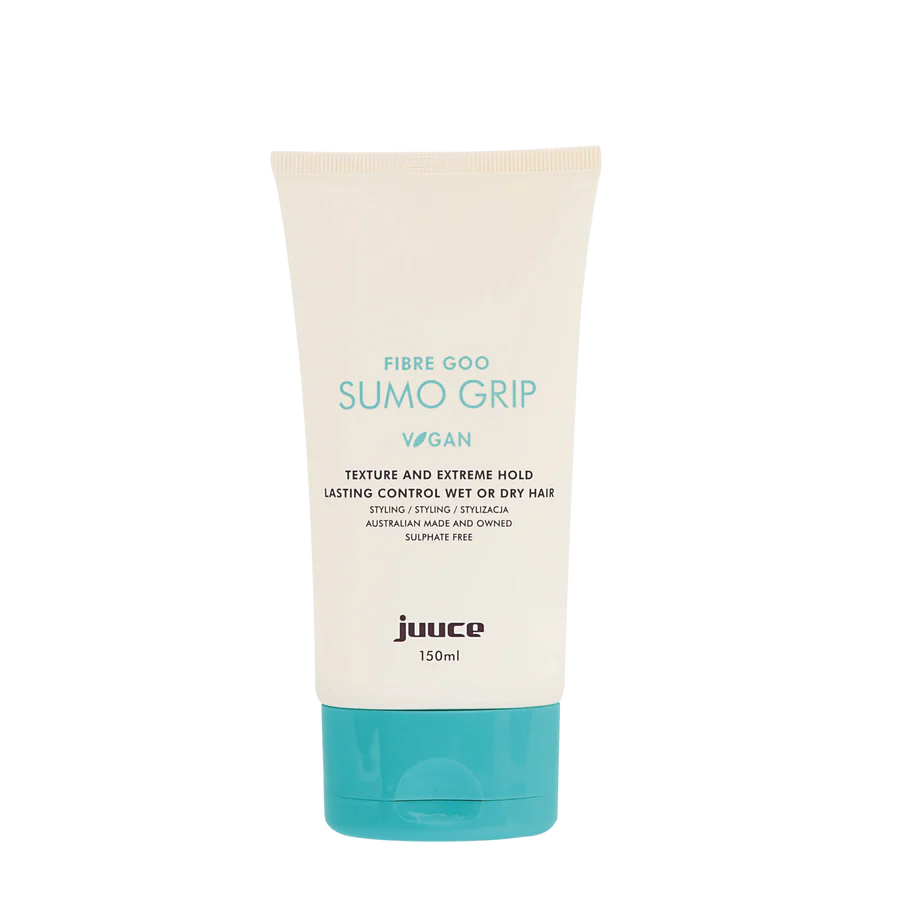 Sumo Grip styling gel tube, cream and teal, 150 ml