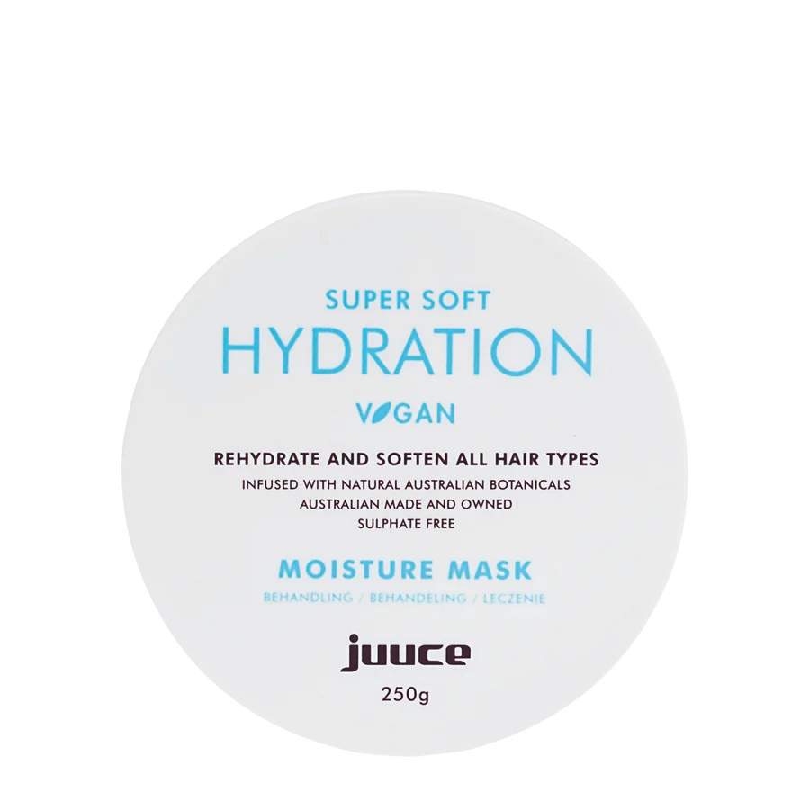 JUUCE hydration moisture mask jar, vegan super soft, 250g