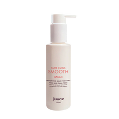 JUUCE Tame Curls Smooth smoothing balm in white pump bottle, 150ml
