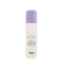 JUUCE Wake Up Wax 100g spray wax bottle, purple cap, cream label
